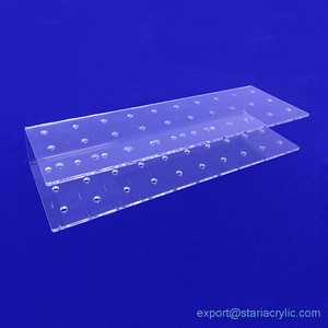 Clear Acrylic Lolly Stick Holder Cake Pop Stand Perspex Display Stand with 30 x 6mm holes