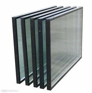Clear tempered Insulated double glazing Glass for window