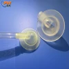 Clear TPU/PVC angle valve for plastic tubes/inflatable products