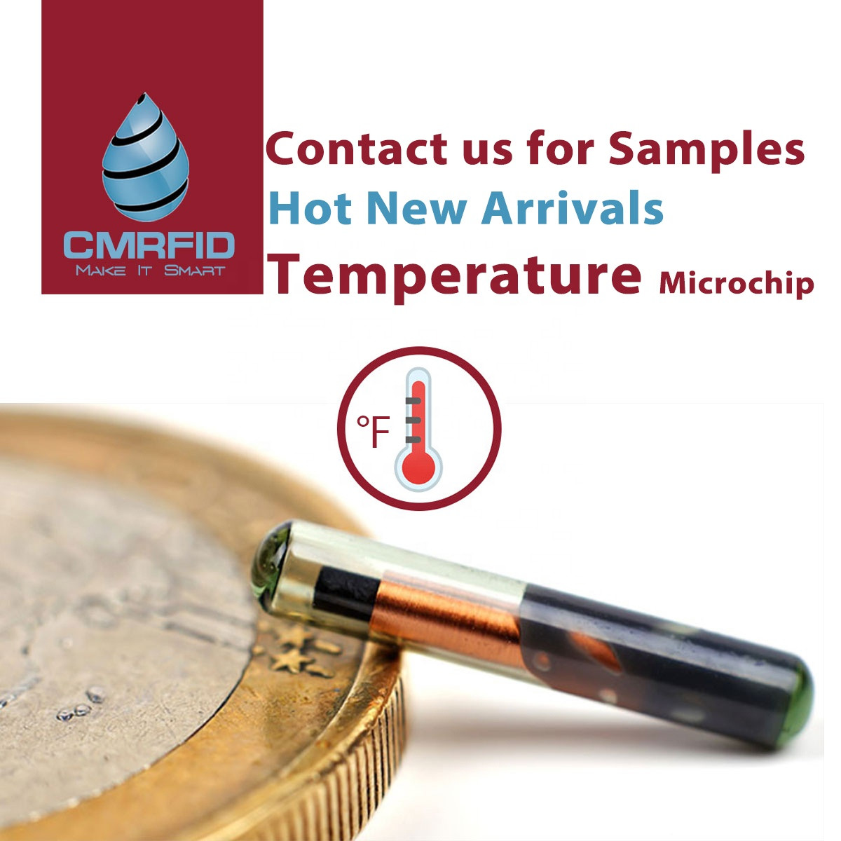 Buy Cmrfid Custom Microchip Implant Tracker Glass Pet Microchip Tag For ...