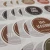 Import Color Printed Self Adhesive Paper Round Packing Labels Custom Stickers from China