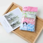 Colored thickened disposable shower cap with waterproof dots EVA adult shower cap PE oil resistant and waterproof shower cap