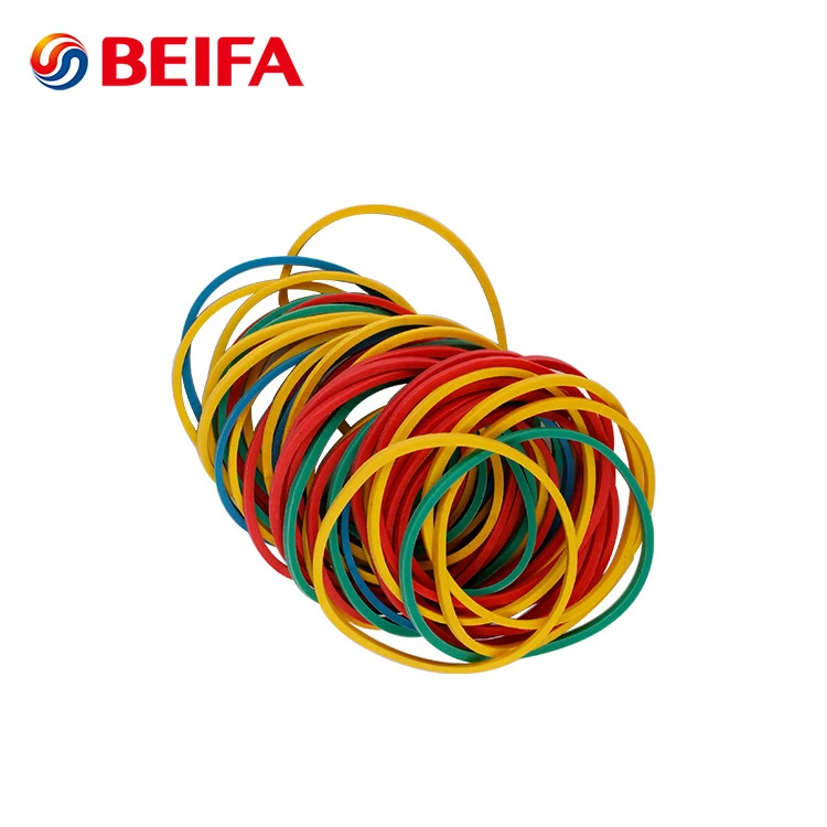 Colorful Natural Elastic Rubber Bands For Packing