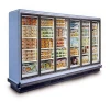 Combined cabinet aht chest top glass door refrigerator fridge bottom island freezer for frozen food