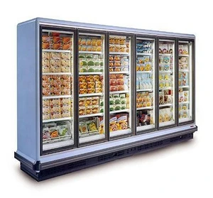 Glass Door Chest Freezer for Frozen Food