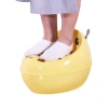 Comfort fawn shape eco-friendly plastic baby potty training chair, waterproof soft child toilet trainer