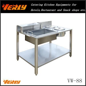 Commercial kitchen equipment/ Stainless steel Wrapping powder table VW-88