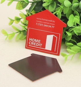 Competitive price custom house shaped paper fridge magnet