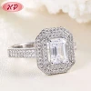 Competitive Price Wedding Engagement Zirconia Diamond Jewelry Rings Women