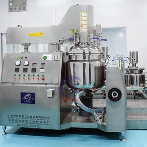 Cosmetic Chemical Shampoo Toothpaste Lotion Cream Production Line Equipment Vacuum Mixer Emulsifying Homogenizer Machine