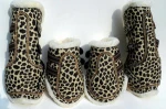 COTTON LEOPARD PRINT SADDLE PADS