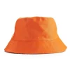 Cotton Plaid Sun Protection Adjustable Outdoor Travel Sun Cap Custom Logo Cap Blank Bucket Hat