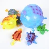 Creative New And Strange Toys Can Blow Animals Vent Toys Inflatable Dinosaur Popo Ball TPR inflatable balloon ball