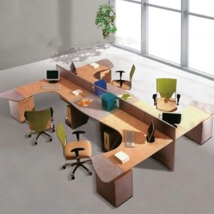 Cross Office  Partition Office Cubicle  Office Desk For Call Center