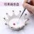 Import Crown Nail Art Ceramic Palette Gel Polish Painting Drawing Paint Brush Holder Tools NP306 from China
