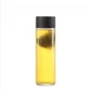Custom 250ml300ml375ml500mlvoss mineral water glass bottle juice glass bottle with plastic cap