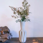 Custom cement wedding vase flowers concrete luxury flower vase 2022 home decoration vase for home decor flower