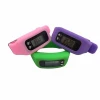 Custom Colorful Silicon Electronic Running Sports Watch Pedometer
