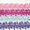 custom design color guipure lace trim material embroidered for dress