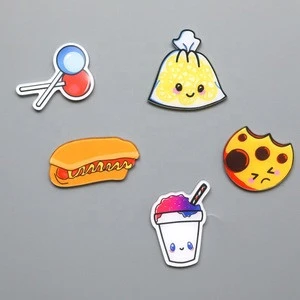 Custom Design Cute Cartoon Food Shape Acrylic Fridge Magnet