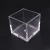 Custom eco friendly mini desk acrylic plastic square transparent flower pot