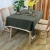Import Custom hot sales tea table Pure color cotton linen tablecloth living room kitchen Decoration from China