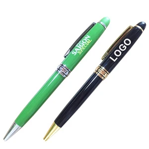 Custom Logo Imprint Multi-functional luxury LED light metal stylus ballpoint pen