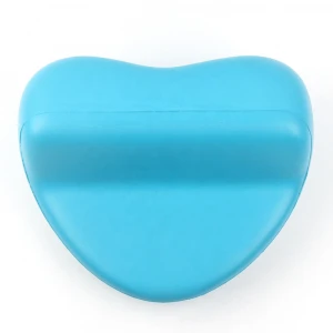 Custom Logo Love Heart Shaped Polyurethane Foam Bath Pillow