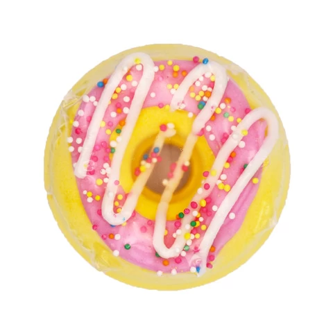 Custom OEM Candy Fizzy Donut For Kids Ring Vegan Bath Bomb