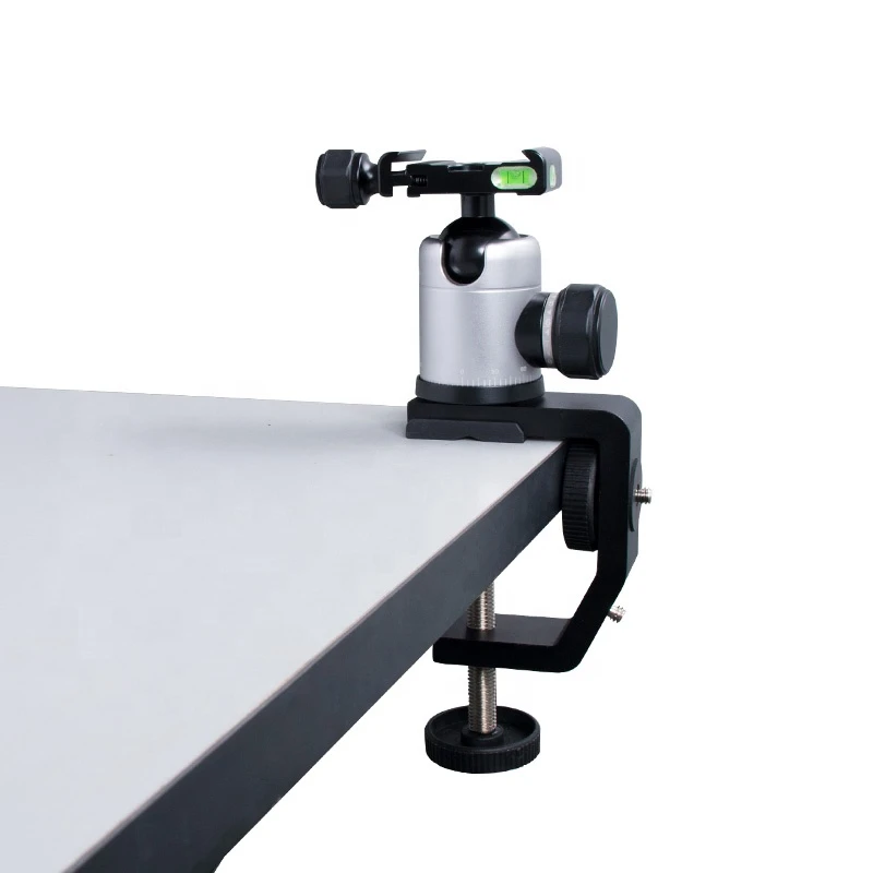 Custom OEM CNC Machining photographic accessories universal table desktop mounts camera clamp quick release pipe C G clip