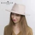 Import Custom Outdoors Elegant Women&#39;s Australian 100% Wool Flat Hard Wide Brim Pink Fedora Hats from China