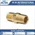 Import Custom Packaging Coupling Brass 1/2" 3/4" Pipe NPT BSP Thread Water Double Brass Hex Hexagonal Nipple from India
