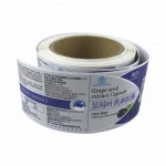 Custom Plastic Medicine Pill Capsule Bottle Stickers Adhesive Roll 10ml Vial Steroid Packaging Labels