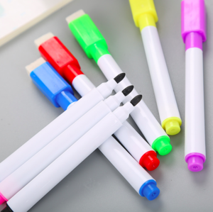 Custom Plastic multi-color ink dry erase whiteboard marker pen set