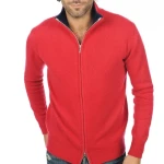 Custom Plus Size Casual Autumn Winter Men Cardigans Zip Up Knitted Cashmere Hombre Man Sweaters