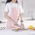 Import Custom polyester waterproof pink aprons kitchen chefs cooking apron from China