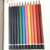 Custom printed color pencils set with dipped ends wholesale