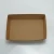 Import Custom printed disposable take away packaging box brown kraft paper food boat tray from China