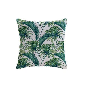 Custom printed linen cushion cover for  home decor