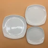Custom Printing Heat Resistant Restaurant Square Melamine Flat Dinner Plate