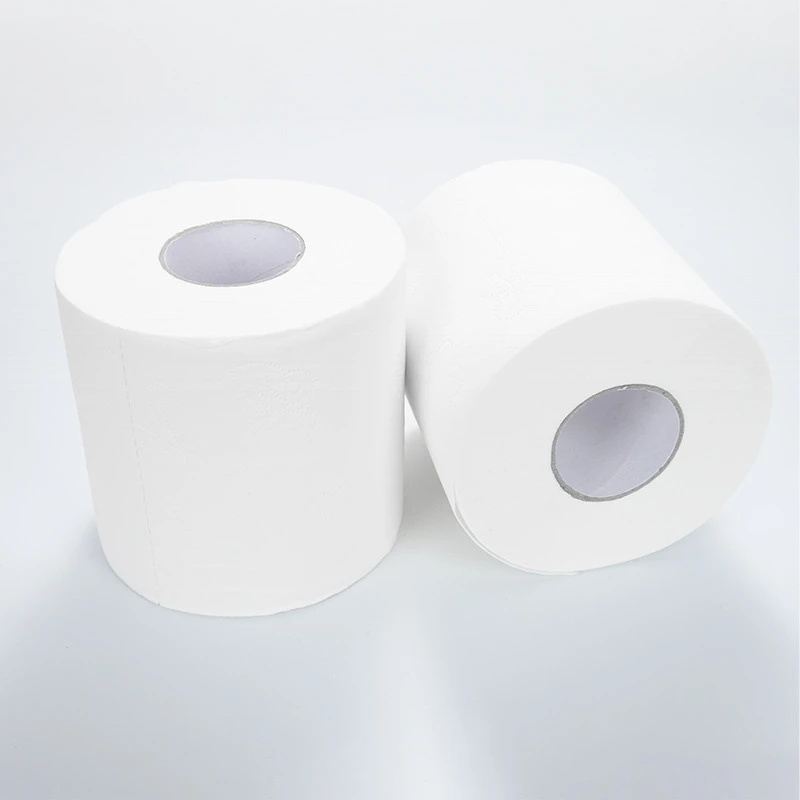 Custom raw wood pulp toilet paper roll hotel toilet retail standard ecological 2/3/4 ply paper roll recycled toilet paper