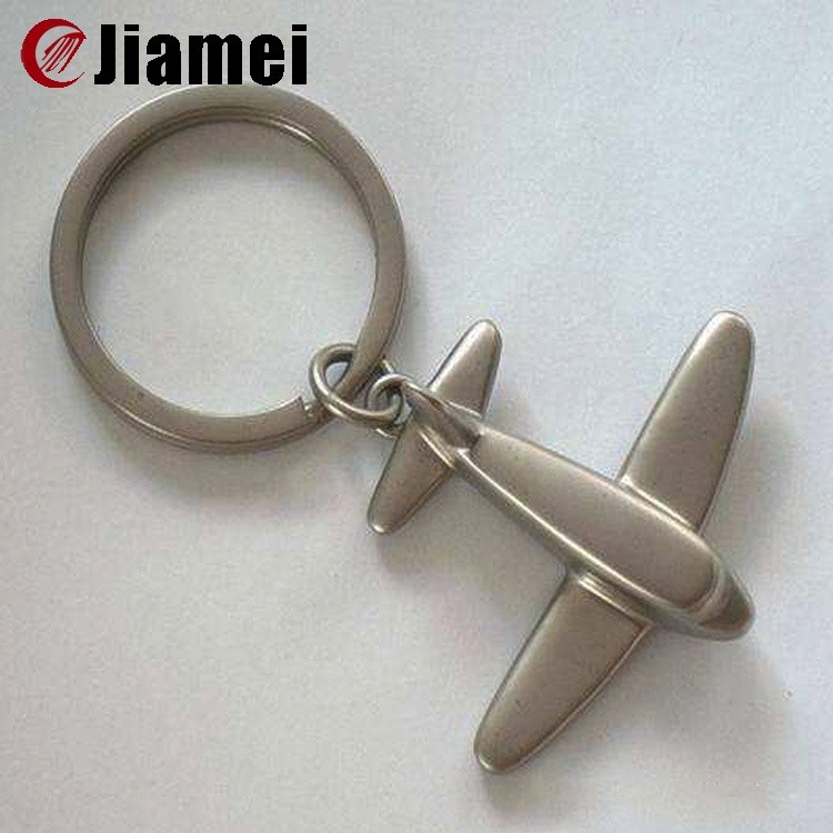 custom shape apple logo aircraft/airplane keychain