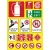 Import Customizable fire extinguisher placement label Fire warning safety signs Luminous Fire signs from China