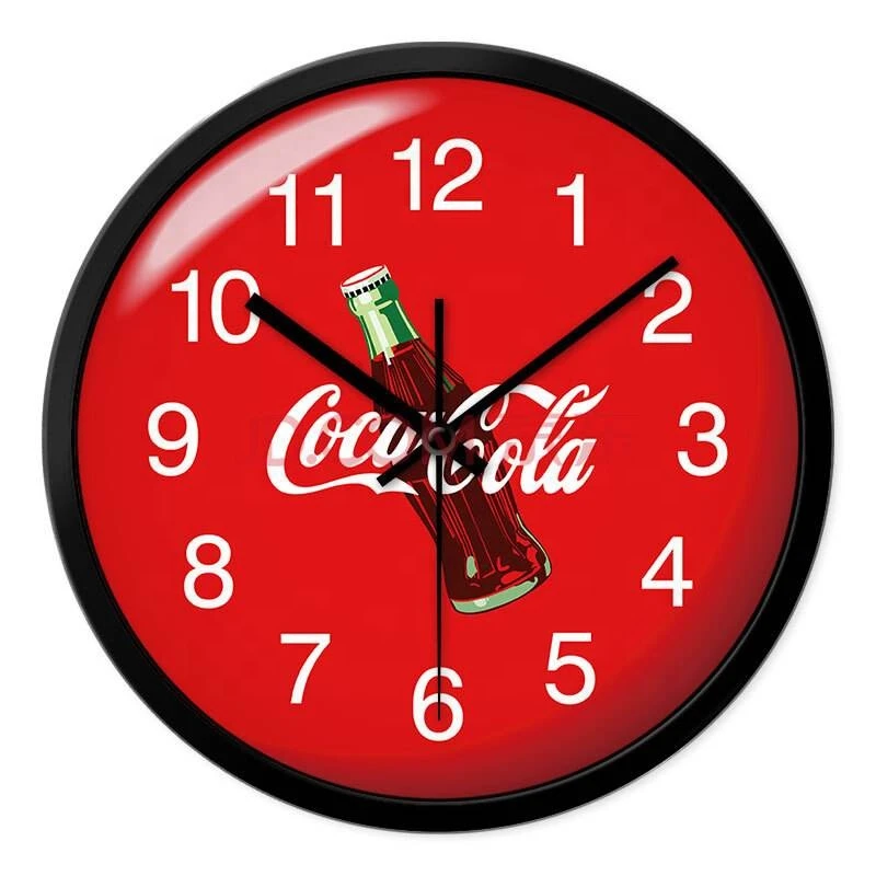 Customize logo/ dial 12 inch promotion plastic wall clock cheap clock