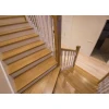 Customized easy installing single beam stairs wood steps