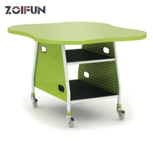 Customized Factory Price Cheapest School Laboratory Kids Mobile Science Work Table Lab Furniture Mobile Table