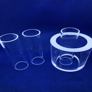 Customized fused silica glass quartz test tube