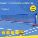 Customized Indoor&Outdoor Portable&Easy-to-install pickleball net Regulation Size Strong Pickleball Net With Carry Bag