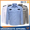 Customized Mens Security Guard Dress Uniform/Cheap Security Shirt/ Blue Brown White Latest Design Security Guard Wear