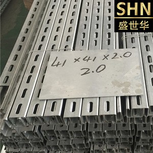 Customized Powerful Metal Uni Strut System Galvanized Steel C Channel